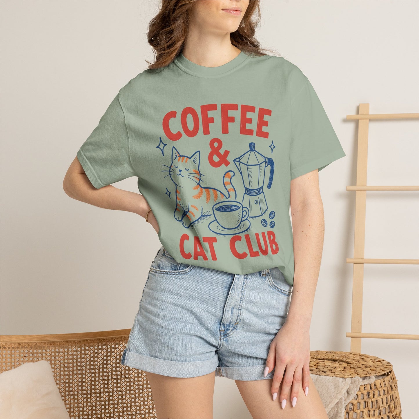 Coffee & Cat Club T-Shirt