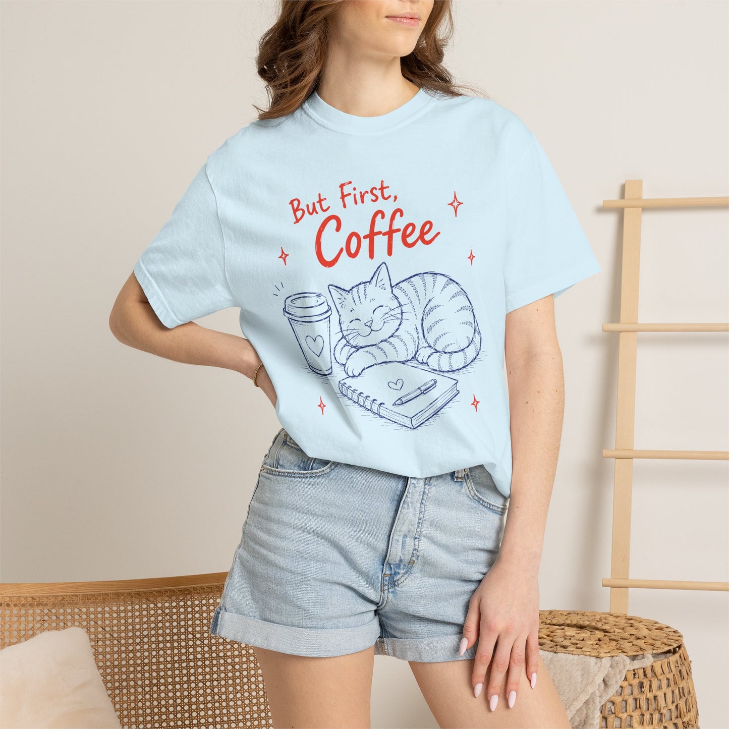 But First Coffee Cat T-Shirt