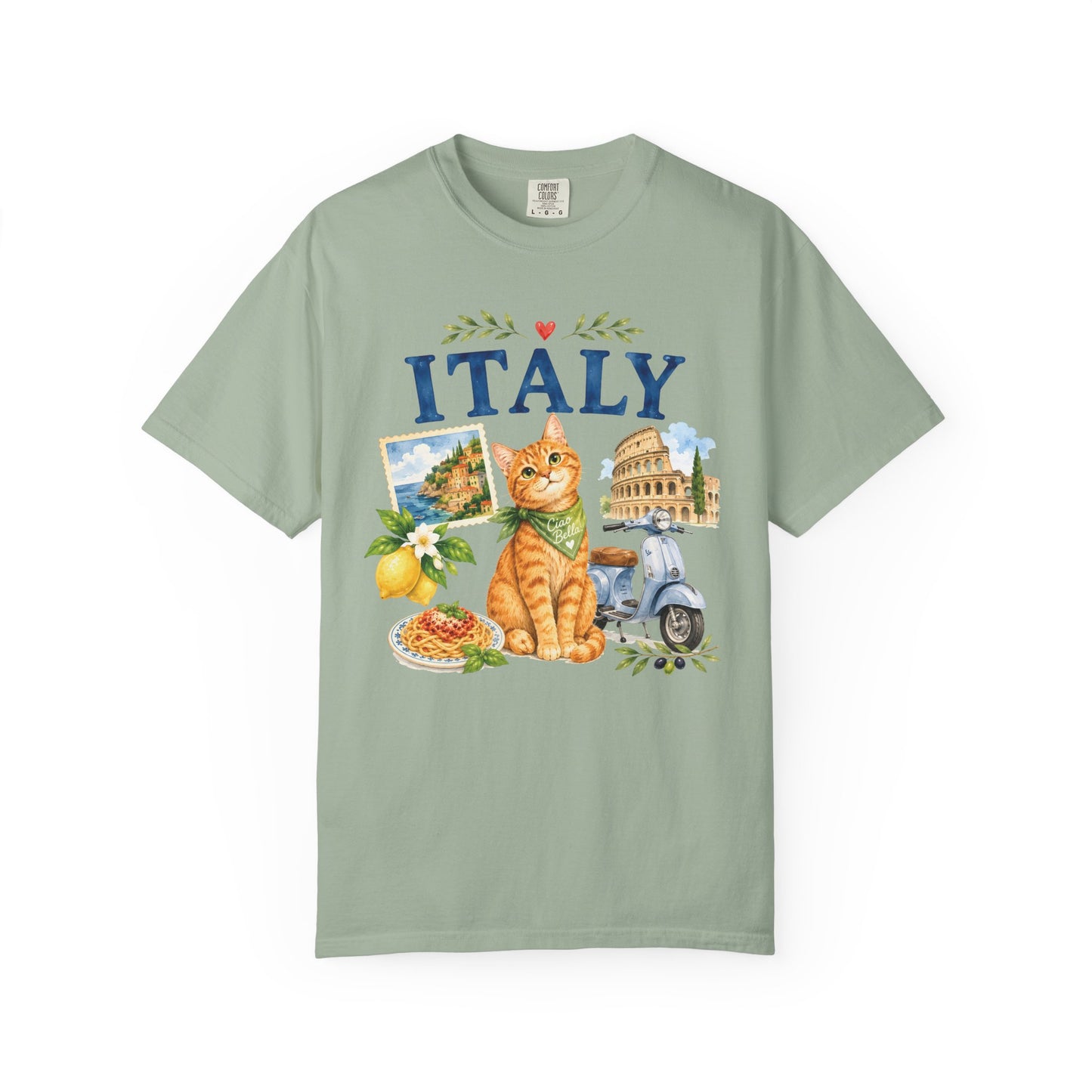 Ciao Bella Orange Cat T-Shirt