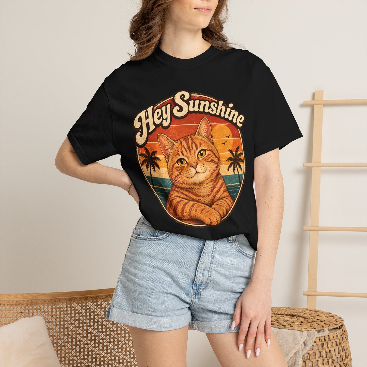 Hey Sunshine Cat T-Shirt