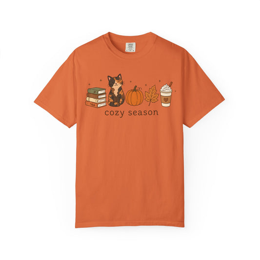 Cozy Season Tortie Cat T-Shirt