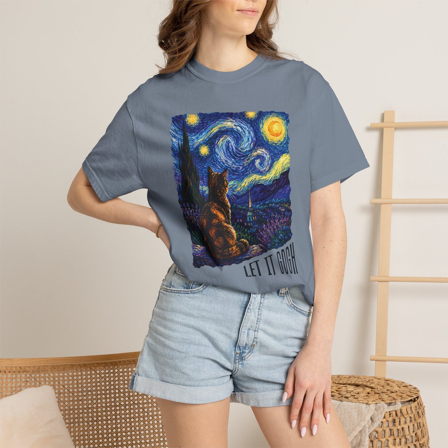 Let It Gogh Tortie Cat T-Shirt