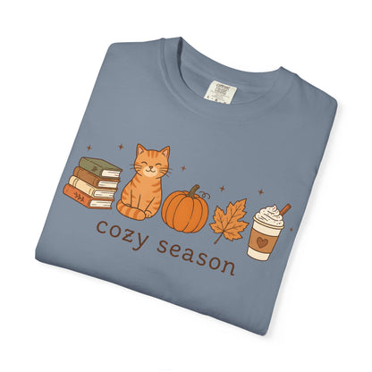 Cozy Season Orange Cat T-Shirt