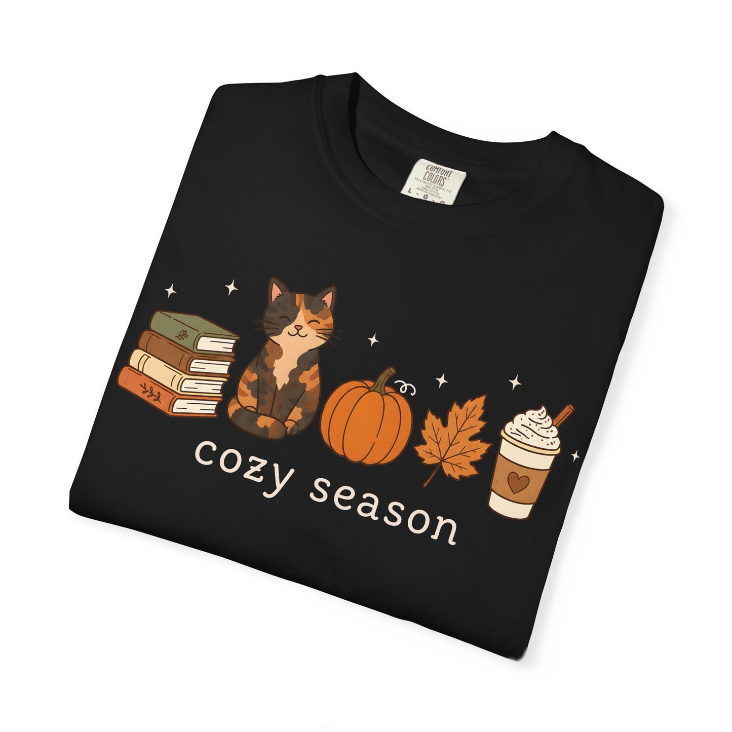 Cozy Season Tortie Cat T-Shirt