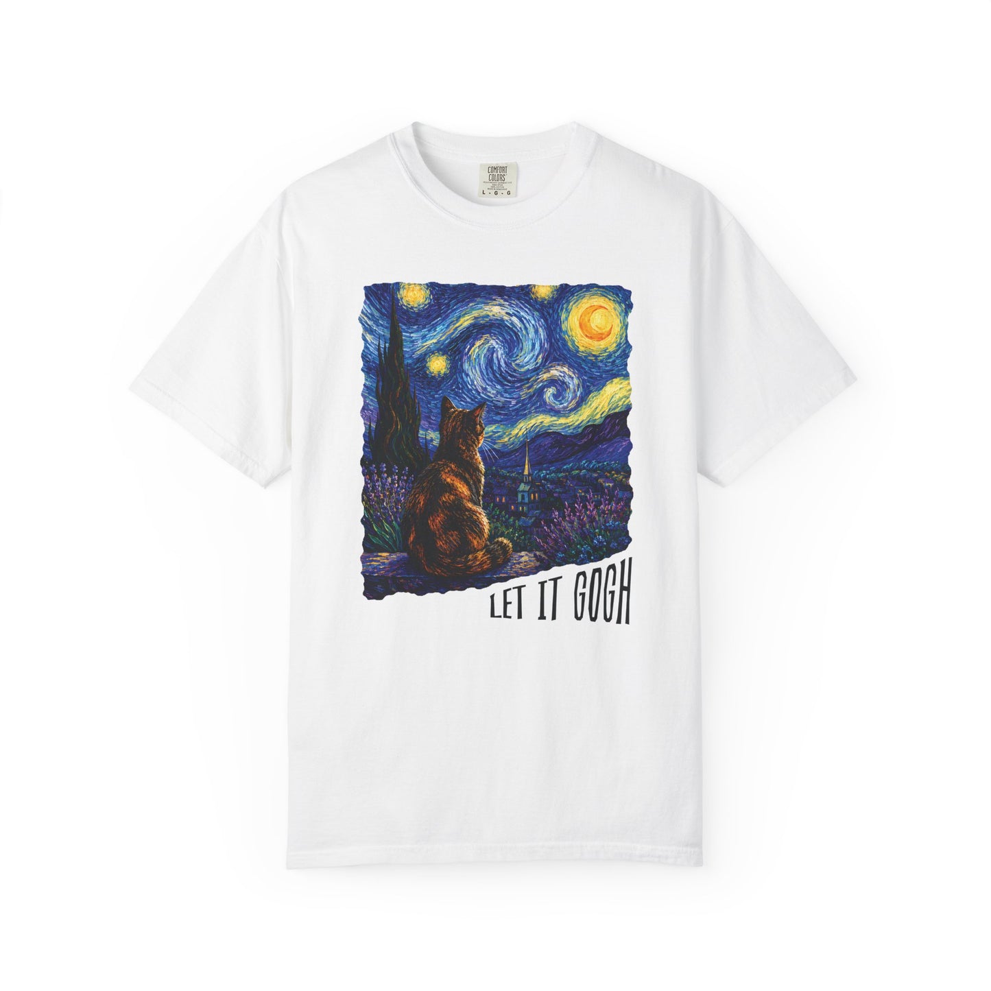 Let It Gogh Tortie Cat T-Shirt