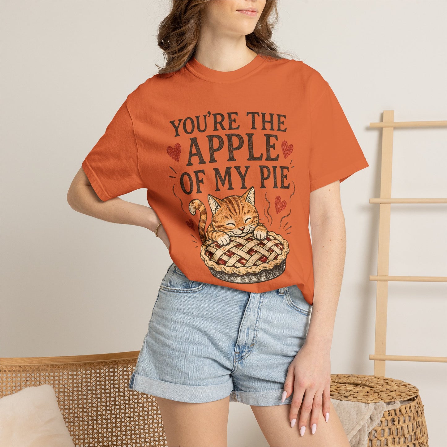 Apple of My Pie Cat T-Shirt