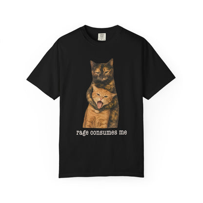 Rage Consumes Me Tortie Cat T-Shirt