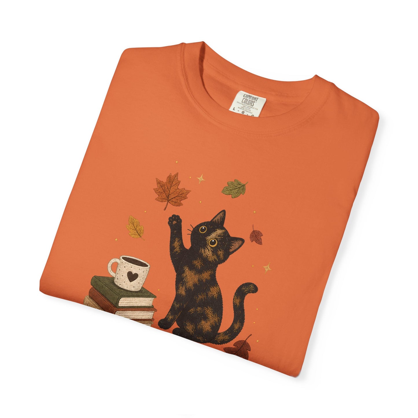 Cozy Fall Tortie Cat T-Shirt