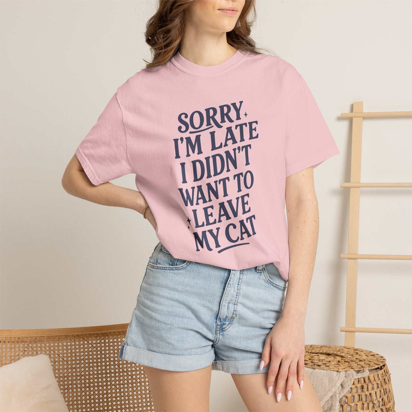 Sorry I’m Late Cat T-Shirt