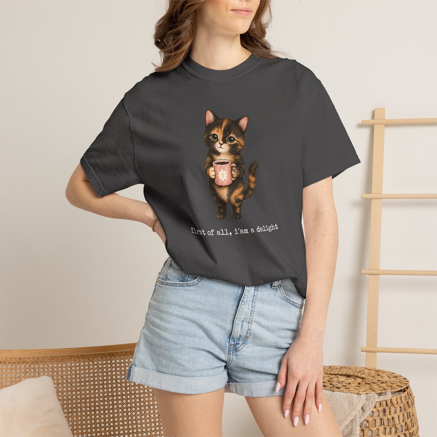Delight Tortie Cat T-Shirt