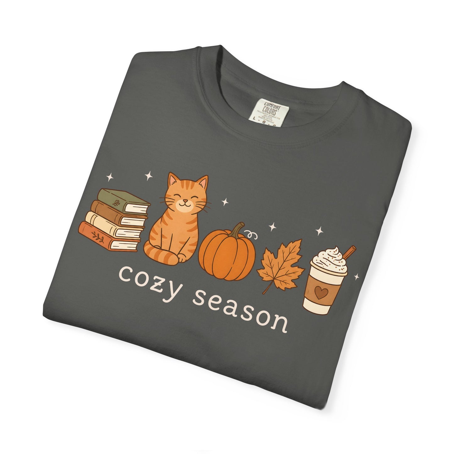 Cozy Season Orange Cat T-Shirt