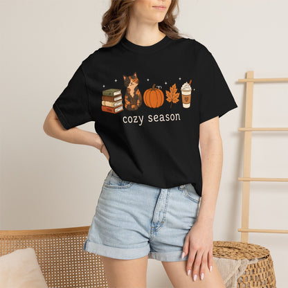 Cozy Season Tortie Cat T-Shirt