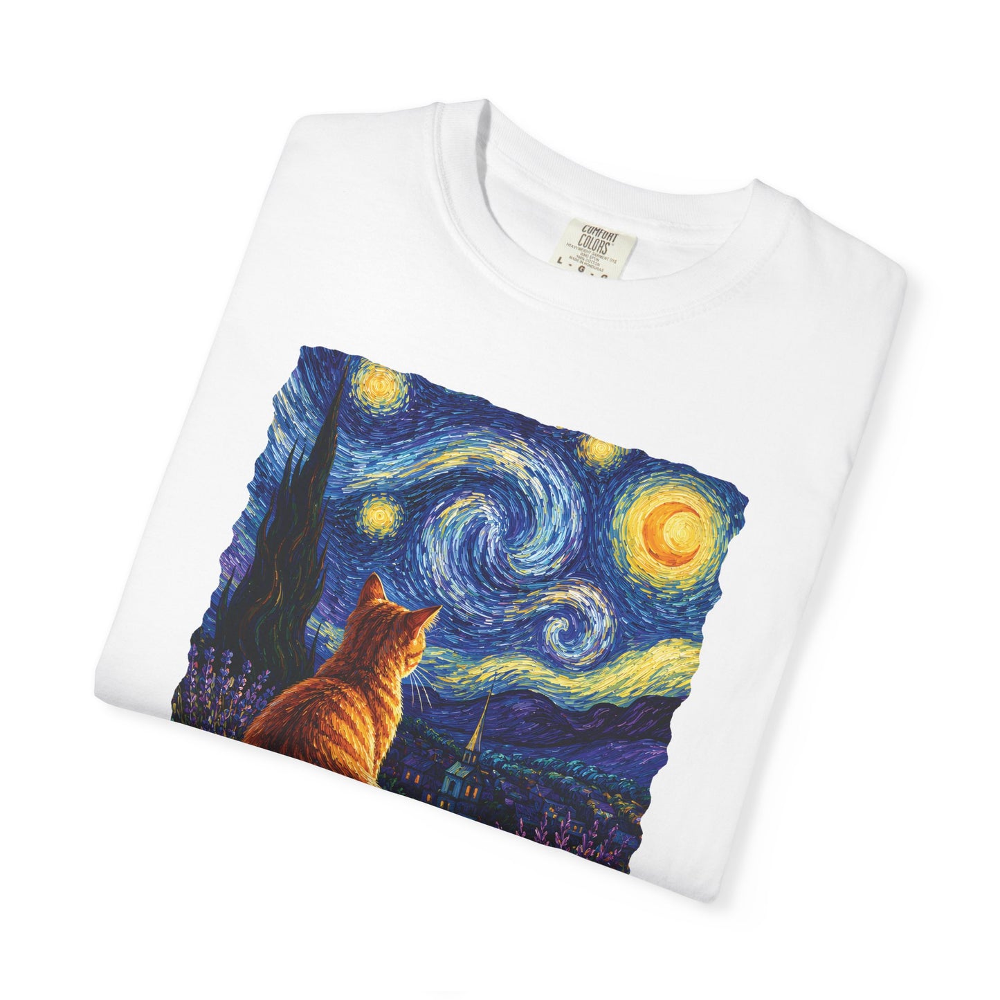 Let It Gogh Orange Cat T-Shirt