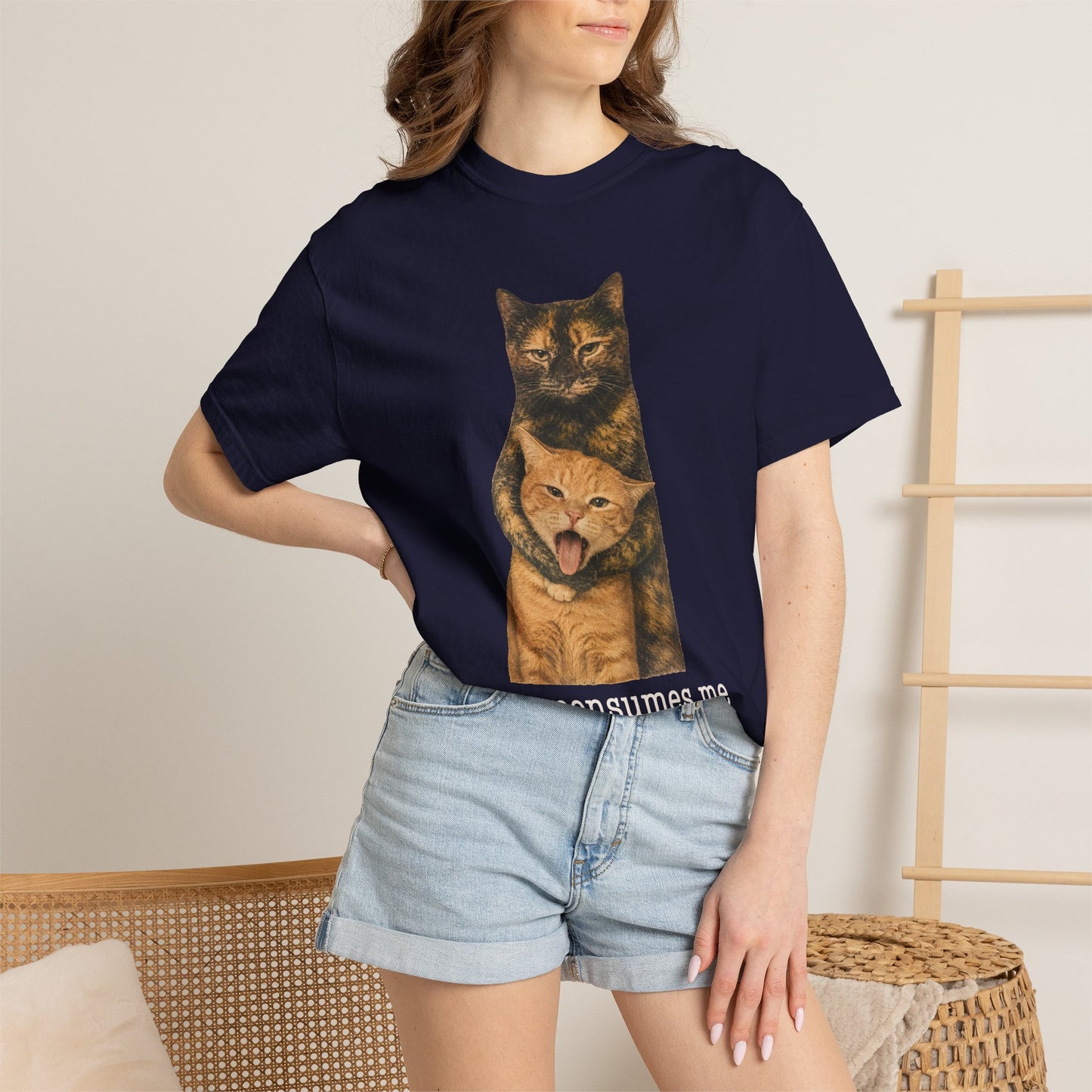 Rage Consumes Me Tortie Cat T-Shirt