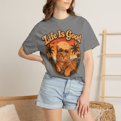 Life Is Good Cat T-Shirt