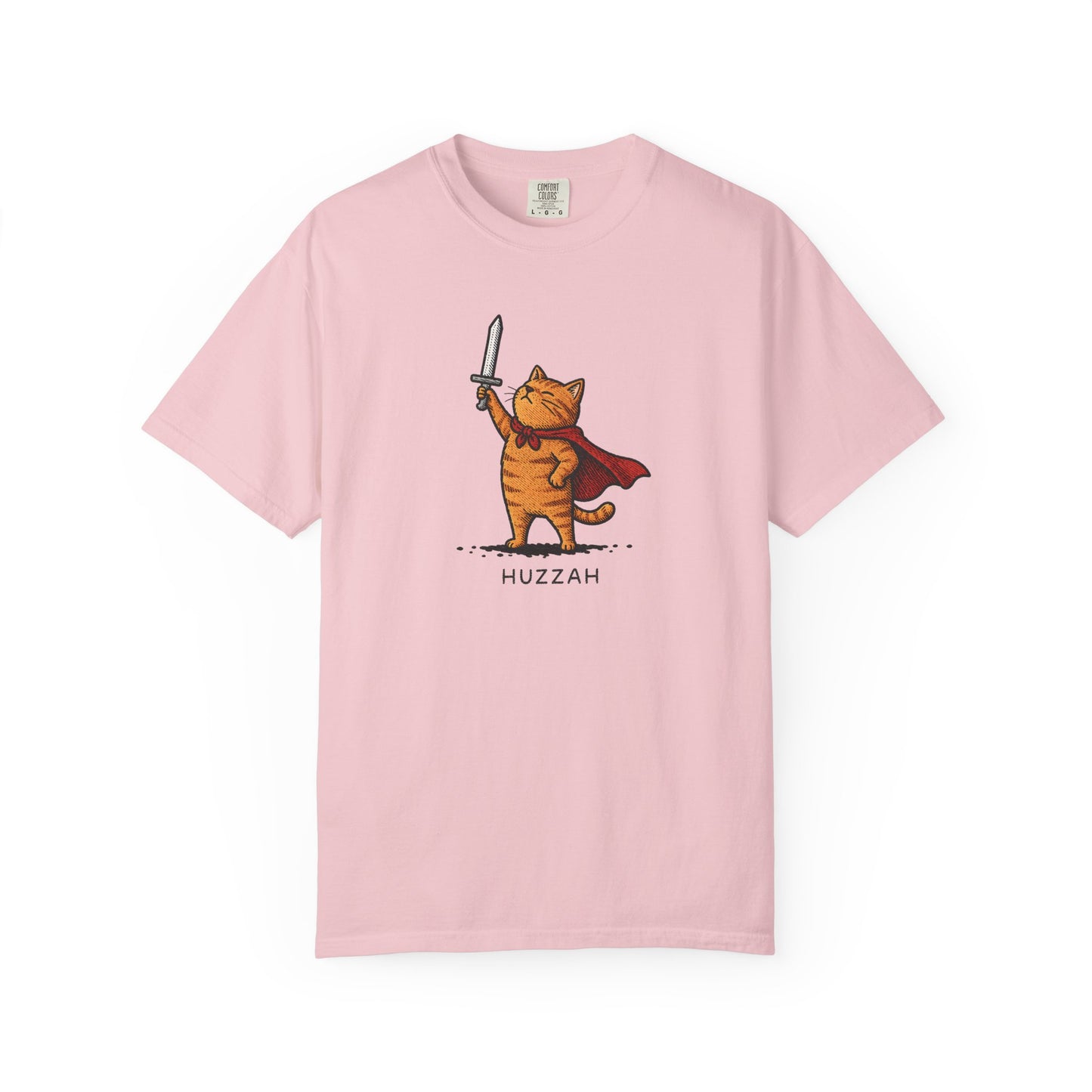 Huzzah Orange Cat T-Shirt