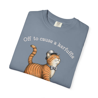 Off to cause a kerfuffle Cat T-Shirt