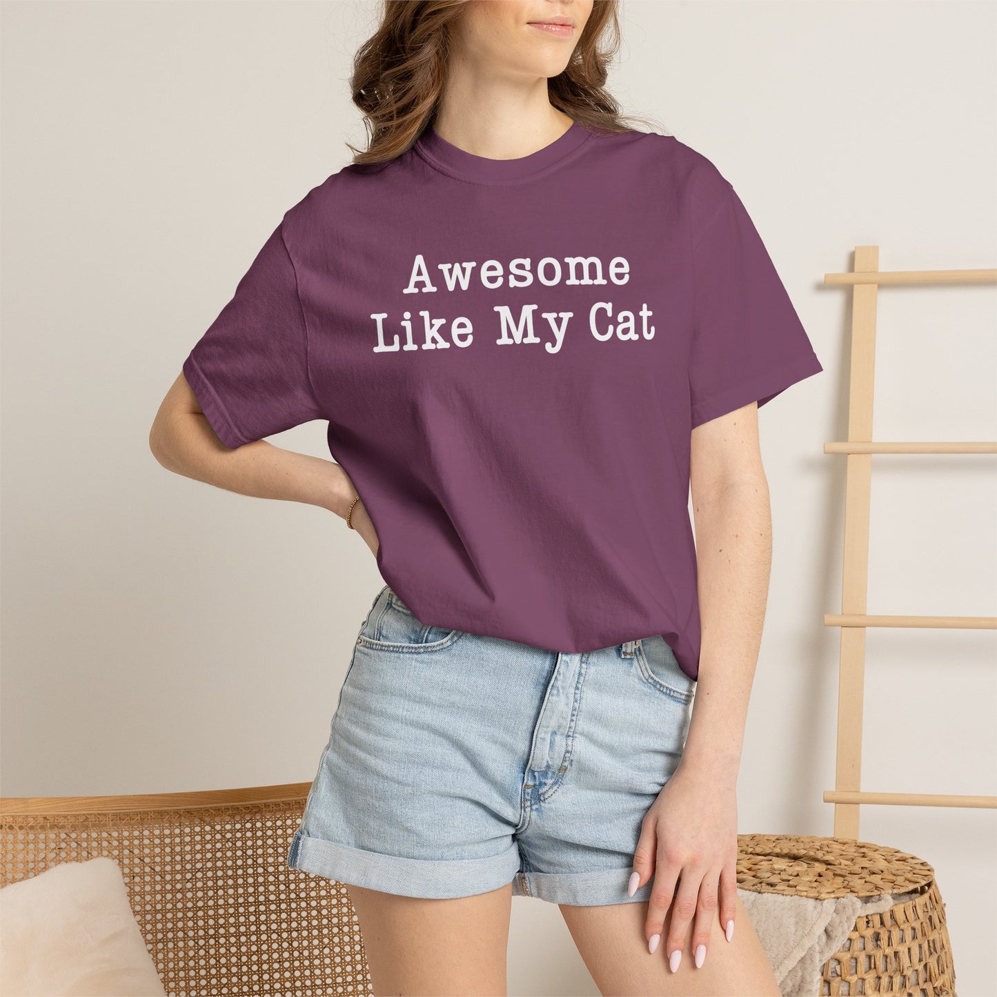 Awesome Like My Cat T-Shirt