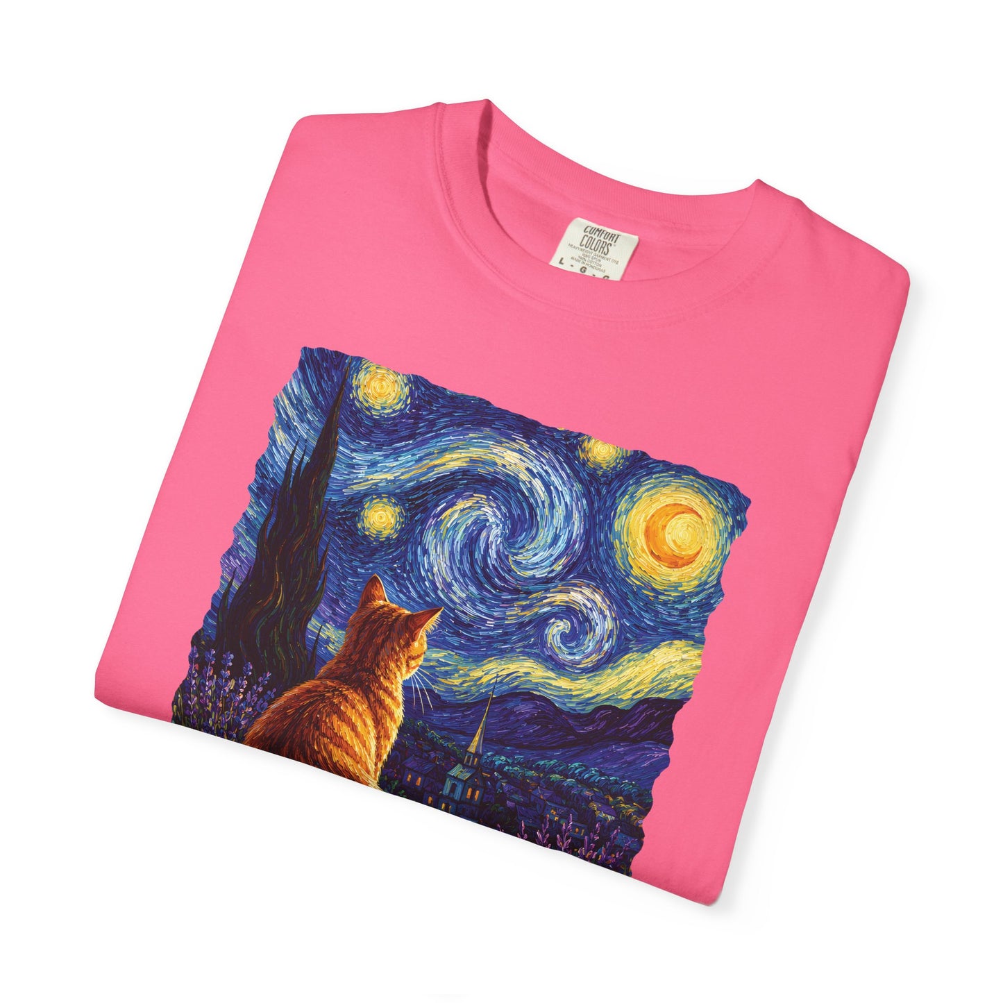 Let It Gogh Orange Cat T-Shirt
