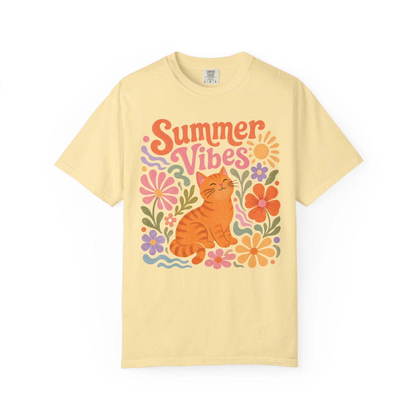 Summer Vibes Cat T-Shirt