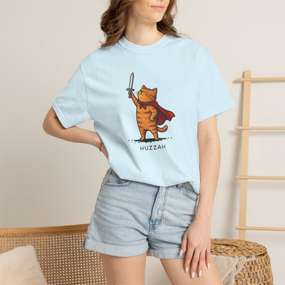 Huzzah Orange Cat T-Shirt