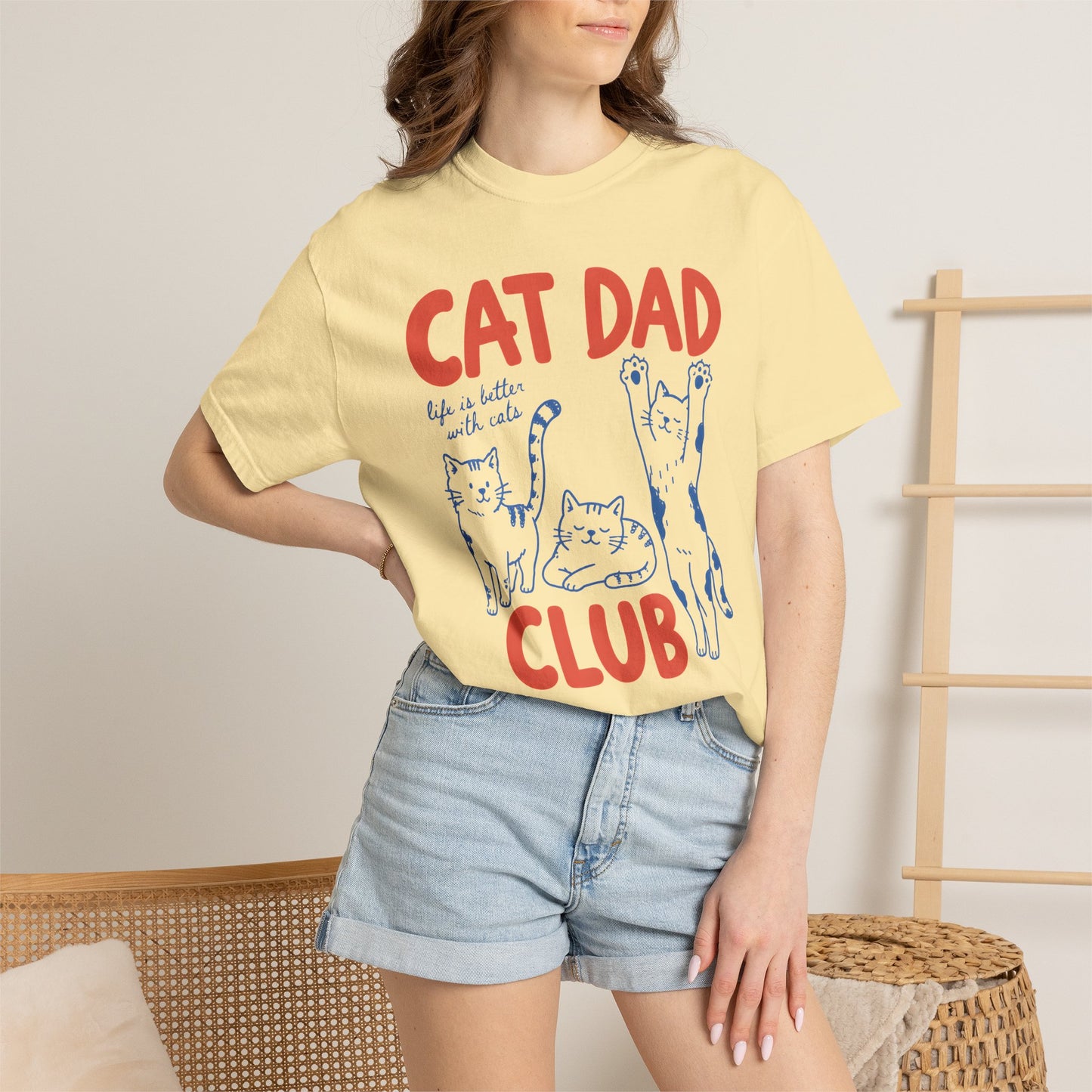 Cat Dad Club T-Shirt