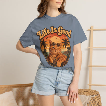 Life Is Good Cat T-Shirt