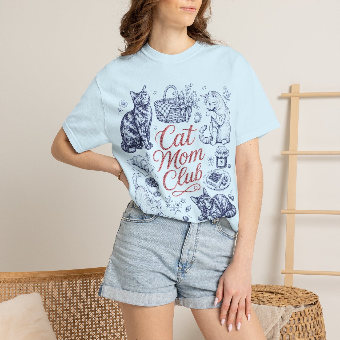 Tortie Cat Mom Club T-Shirt