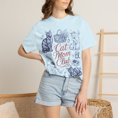 Tortie Cat Mom Club T-Shirt