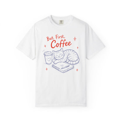 But First Coffee Cat T-Shirt