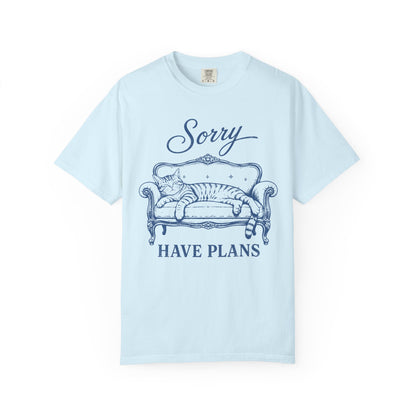Sorry Have Plans Cat T-Shirt