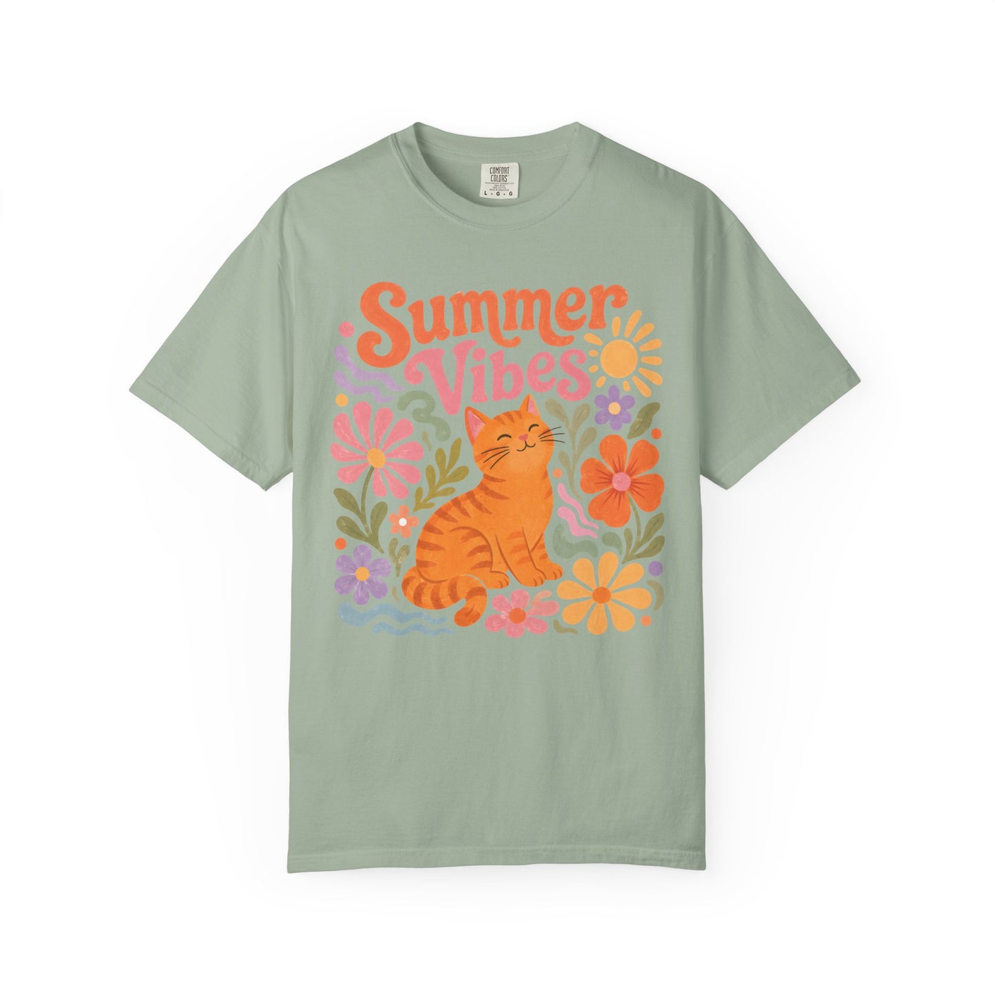 Summer Vibes Cat T-Shirt