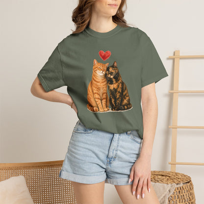 Orange & Tortie Cat T-Shirt