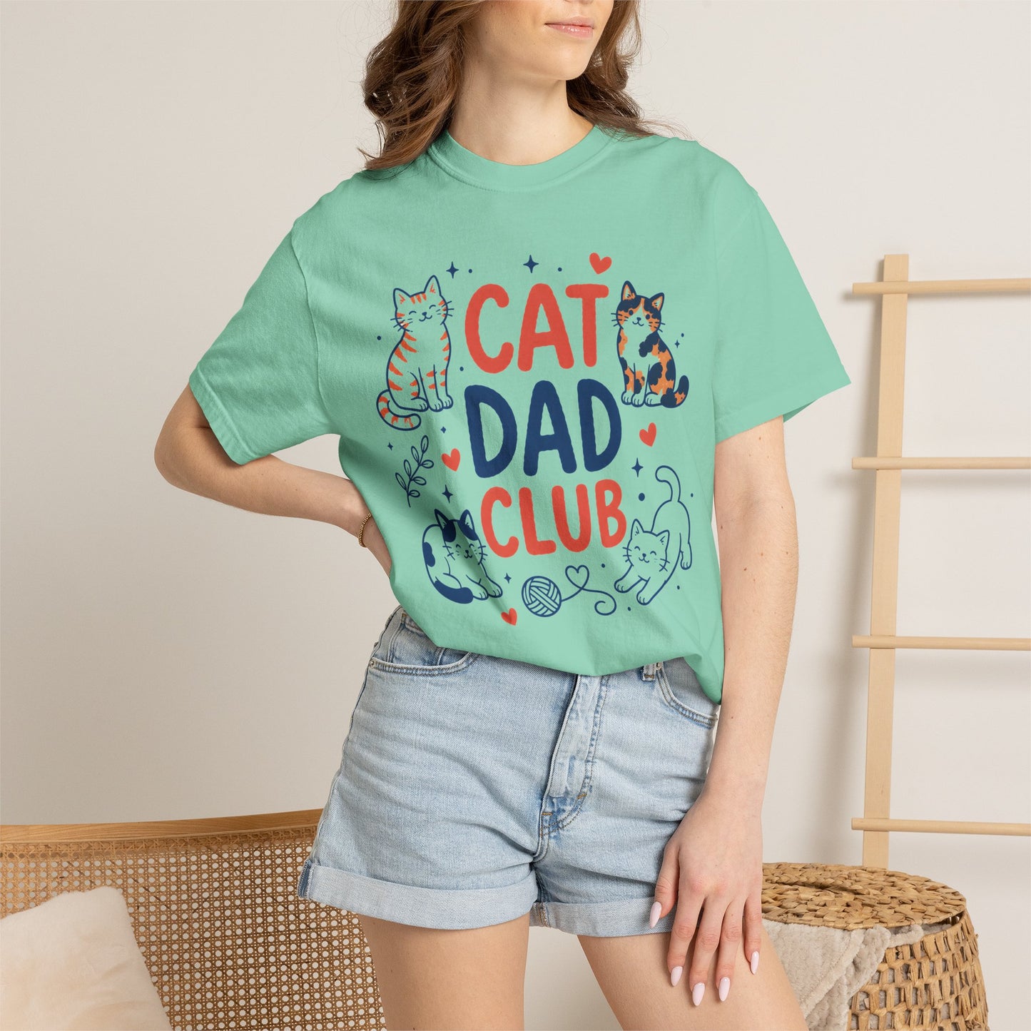 Cat Dad Club T-Shirt