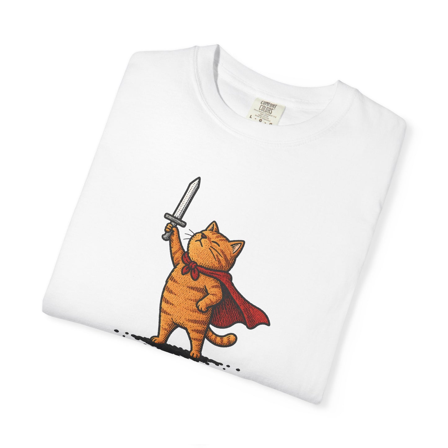 Huzzah Orange Cat T-Shirt