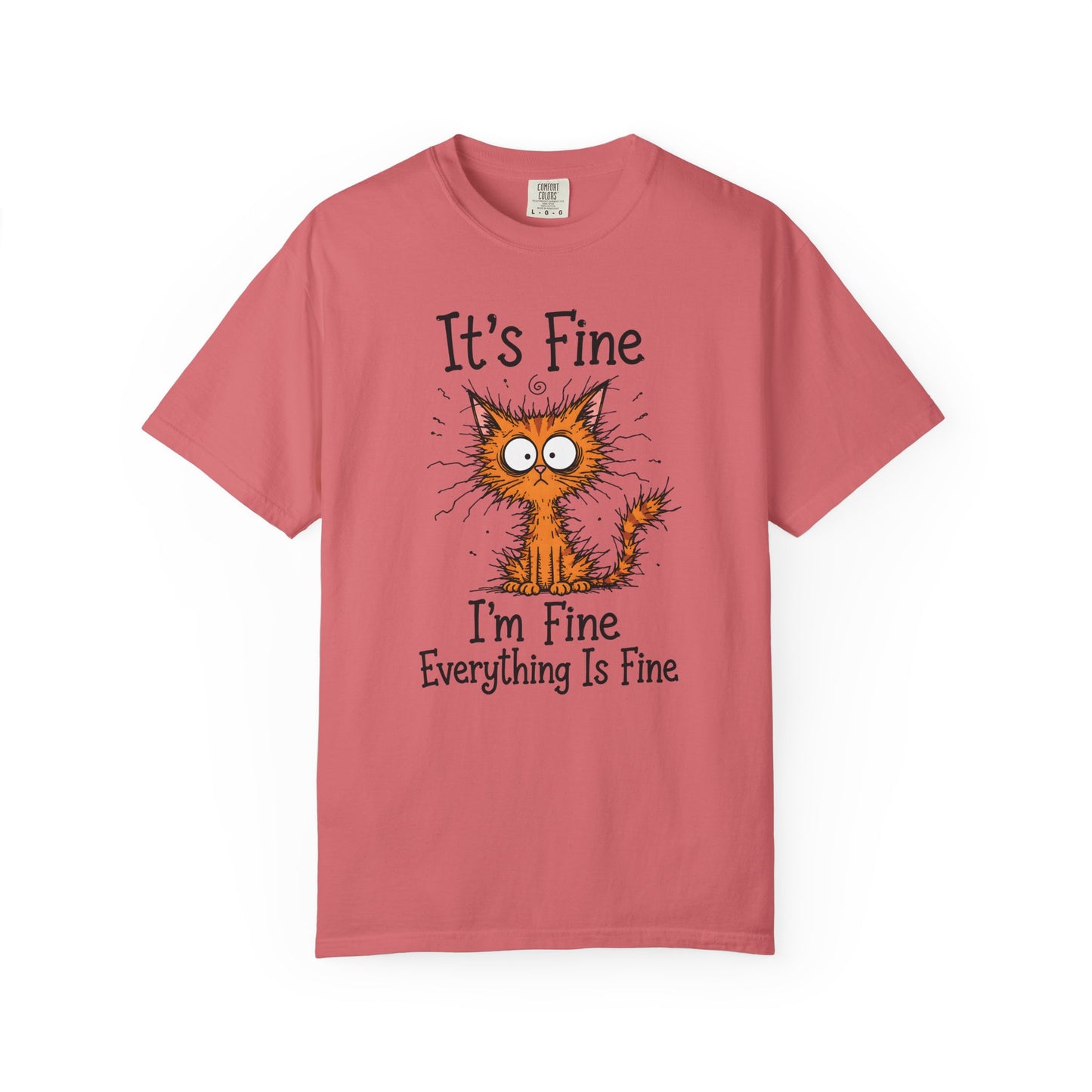 It’s Fine Orange Cat T-Shirt