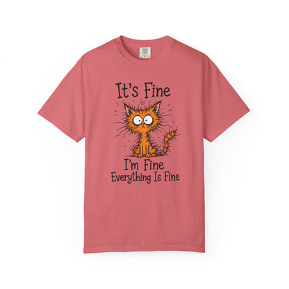 It’s Fine Orange Cat T-Shirt