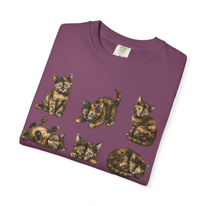 Funny Tortie Positions Cat T-Shirt