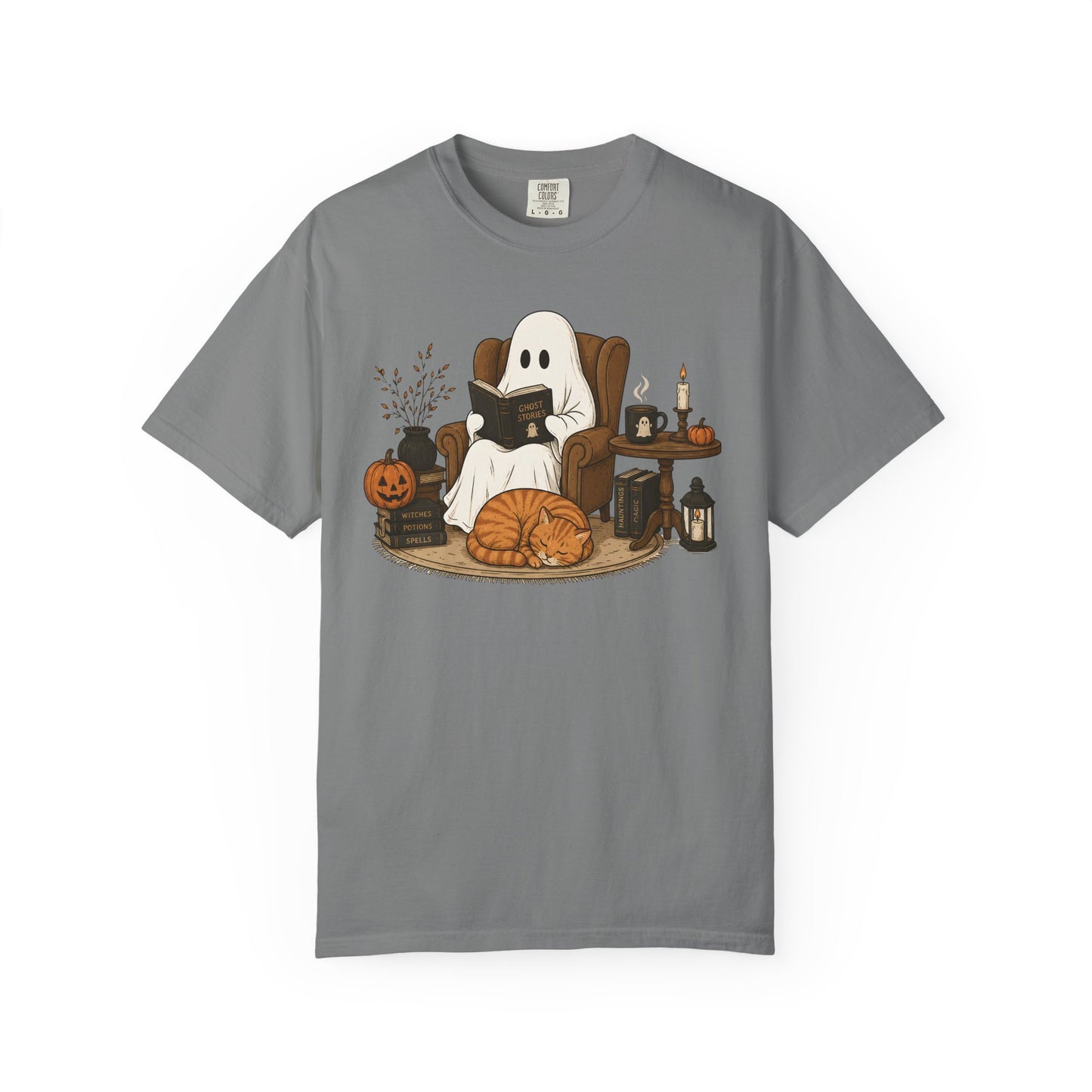 Cozy Ghost Cat T-Shirt