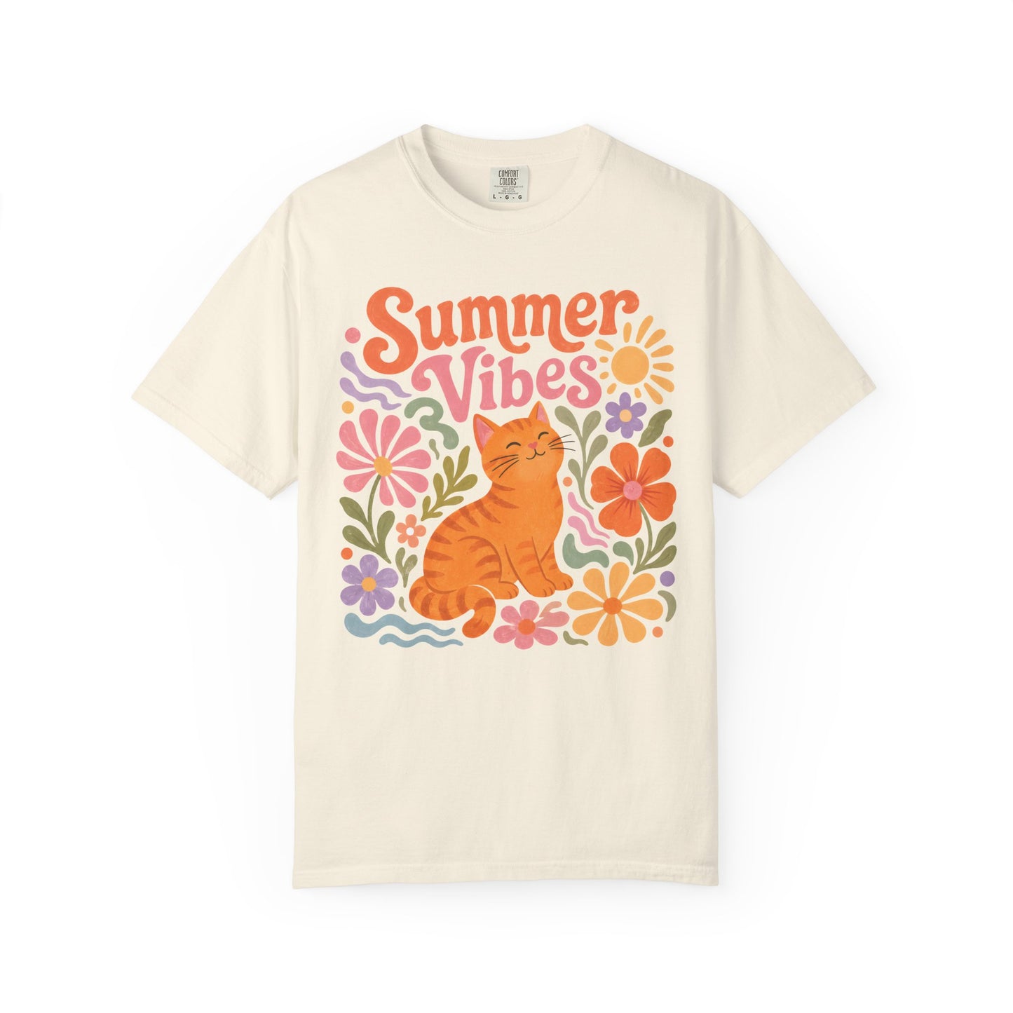 Summer Vibes Cat T-Shirt