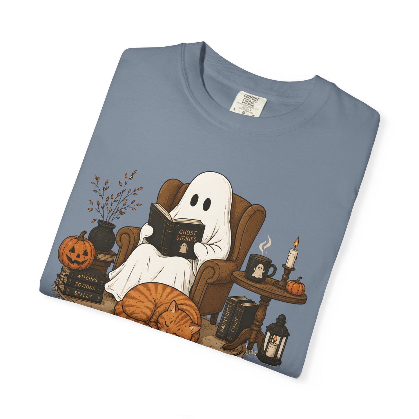 Cozy Ghost Cat T-Shirt