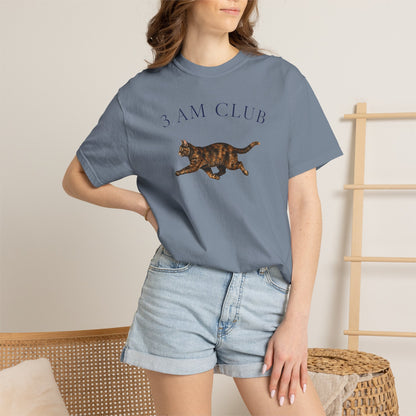 3 AM Club Tortie Cat T-Shirt
