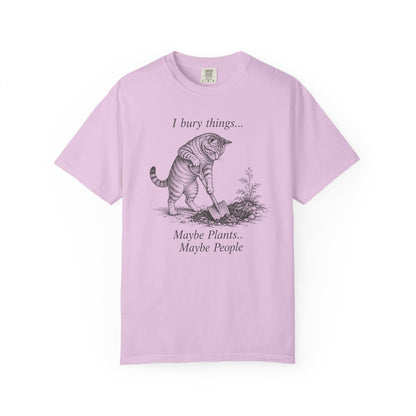 I Bury Things Cat T-Shirt