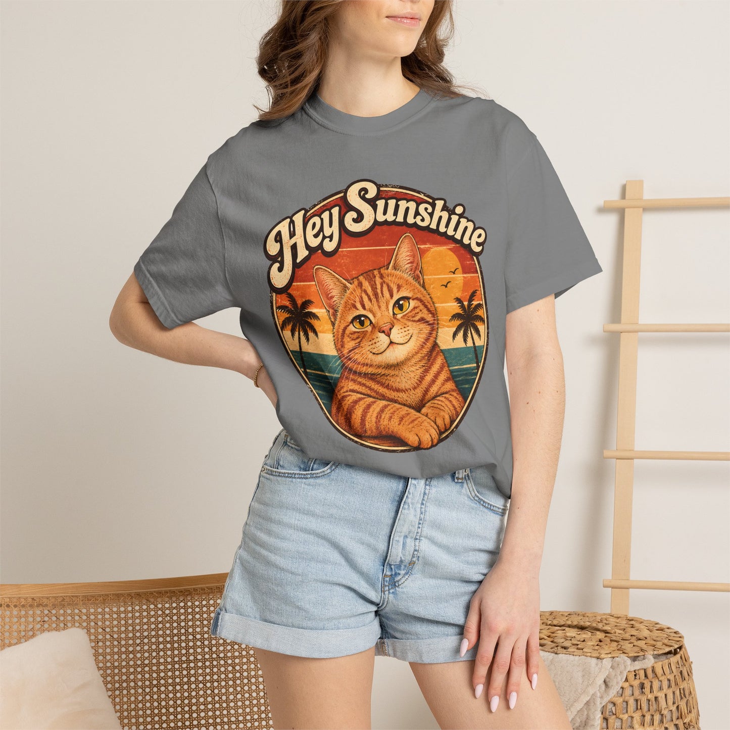 Hey Sunshine Cat T-Shirt