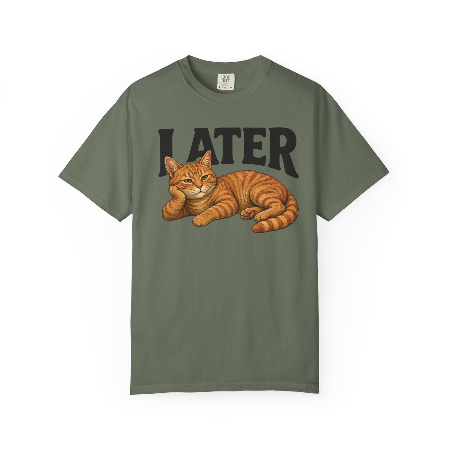 Later Orange Cat T-Shirt