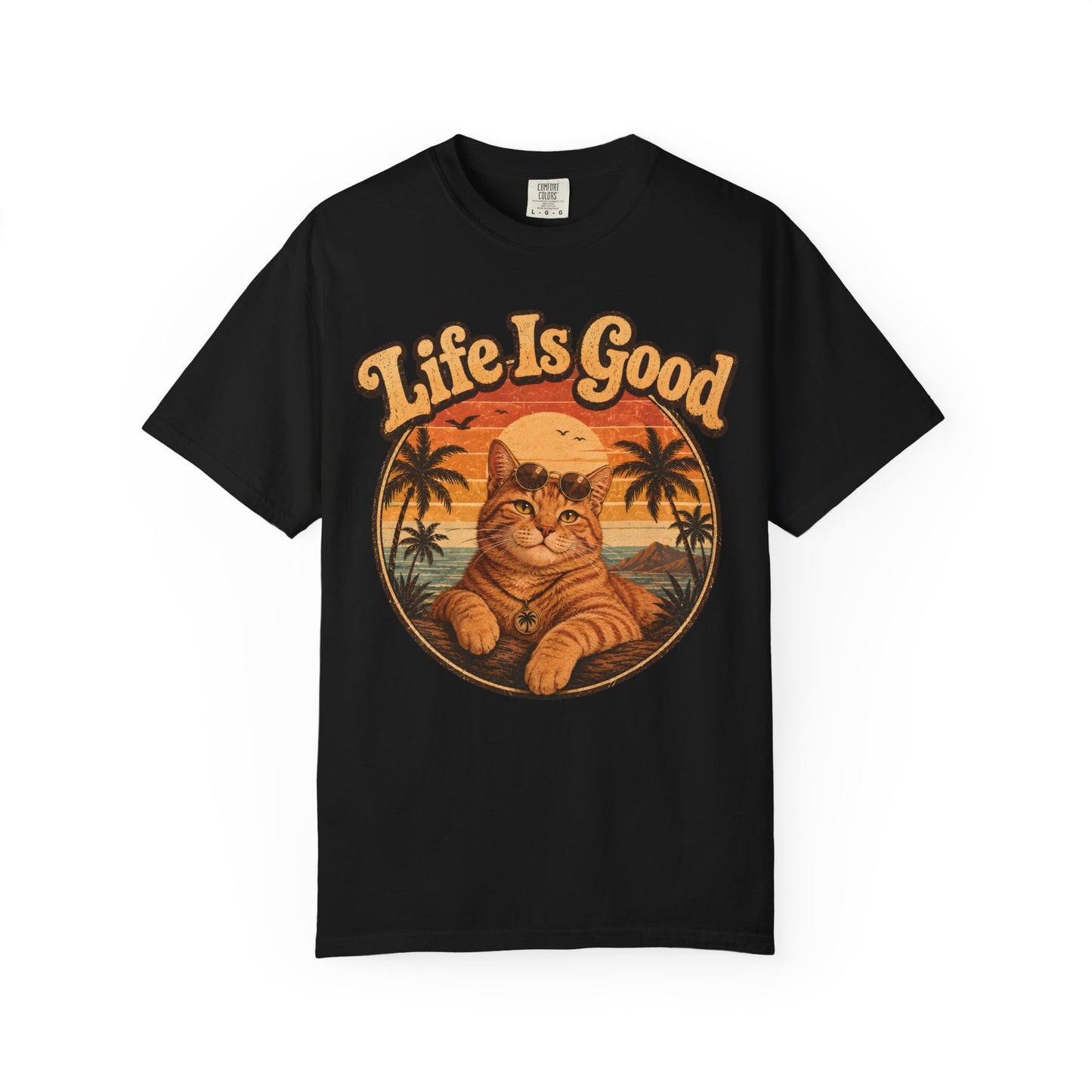 Life Is Good Cat T-Shirt