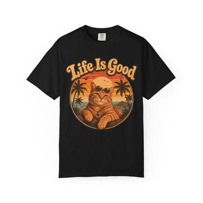 Life Is Good Cat T-Shirt
