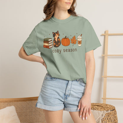 Cozy Season Tortie Cat T-Shirt