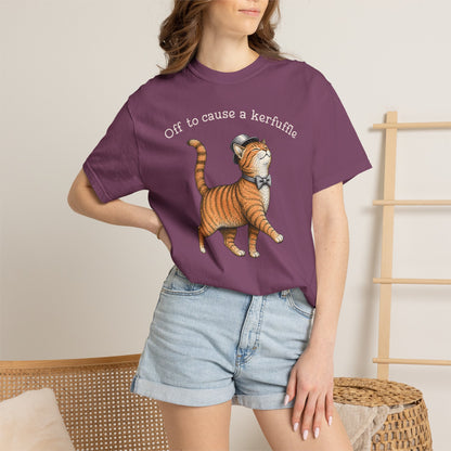 Off to cause a kerfuffle Cat T-Shirt