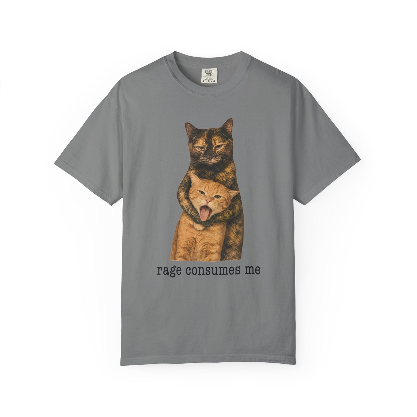 Rage Consumes Me Tortie Cat T-Shirt